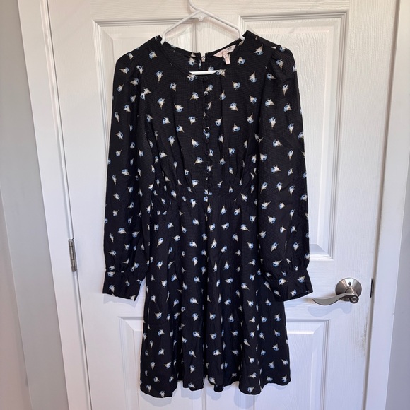 Rebecca Taylor Long Sleeve Silk Brigette Dress - Picture 6 of 10